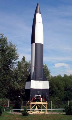 German V2 ballistic missile
