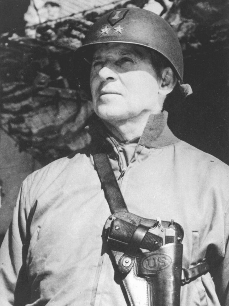 General Clarence Huebner, 1st Division commander.