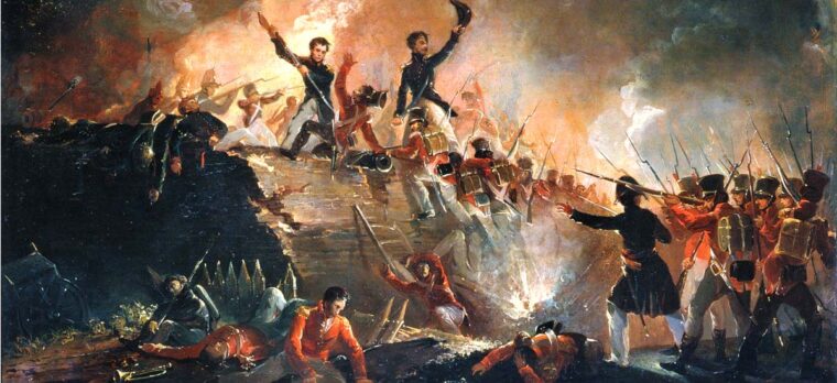 A British army besieged Old Fort Erie on the Niagara frontier in 1814. The Americans responded to British assaults with determined sorties.