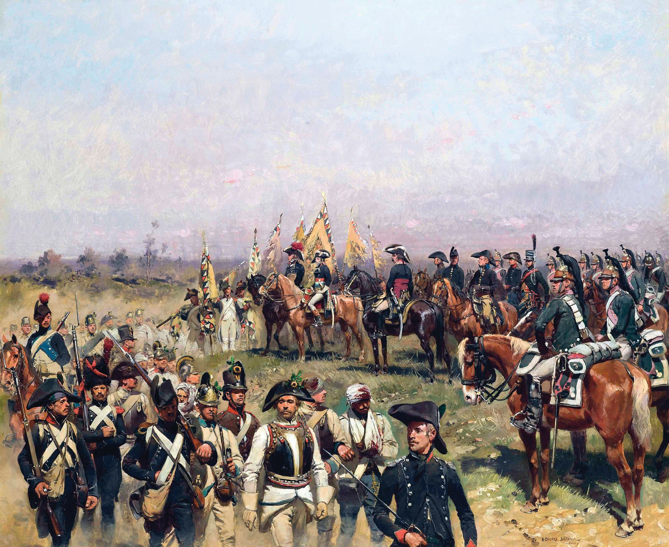 Napoleon immediately set about getting back pay and new uniforms for his troops when he assumed command of the Army of Italy.