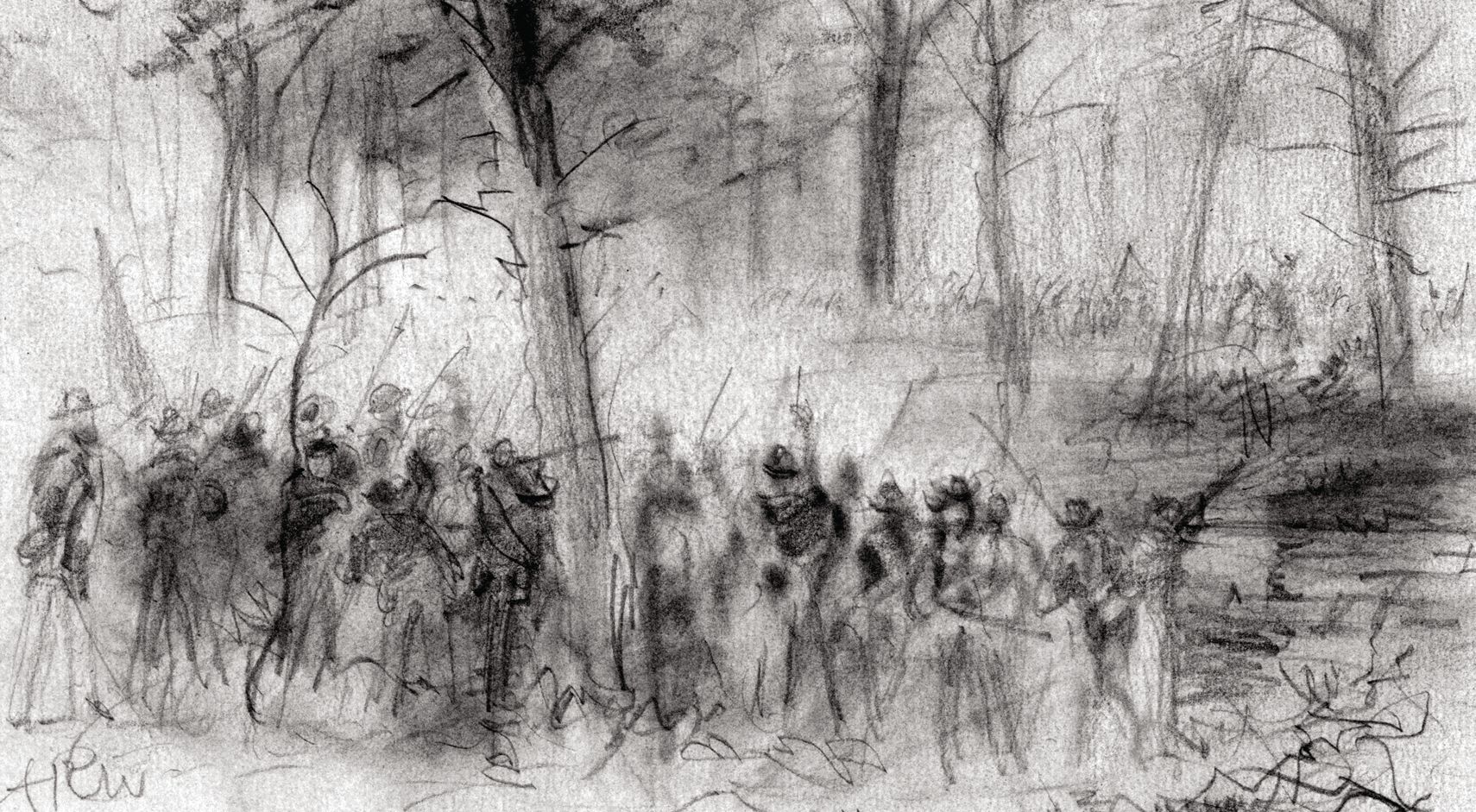 After his troops had been mauled by Hooker's corps, Stonewall Jackson called on Brig. Gen. John Bell Hood's crack troops to drive back the Yankees.