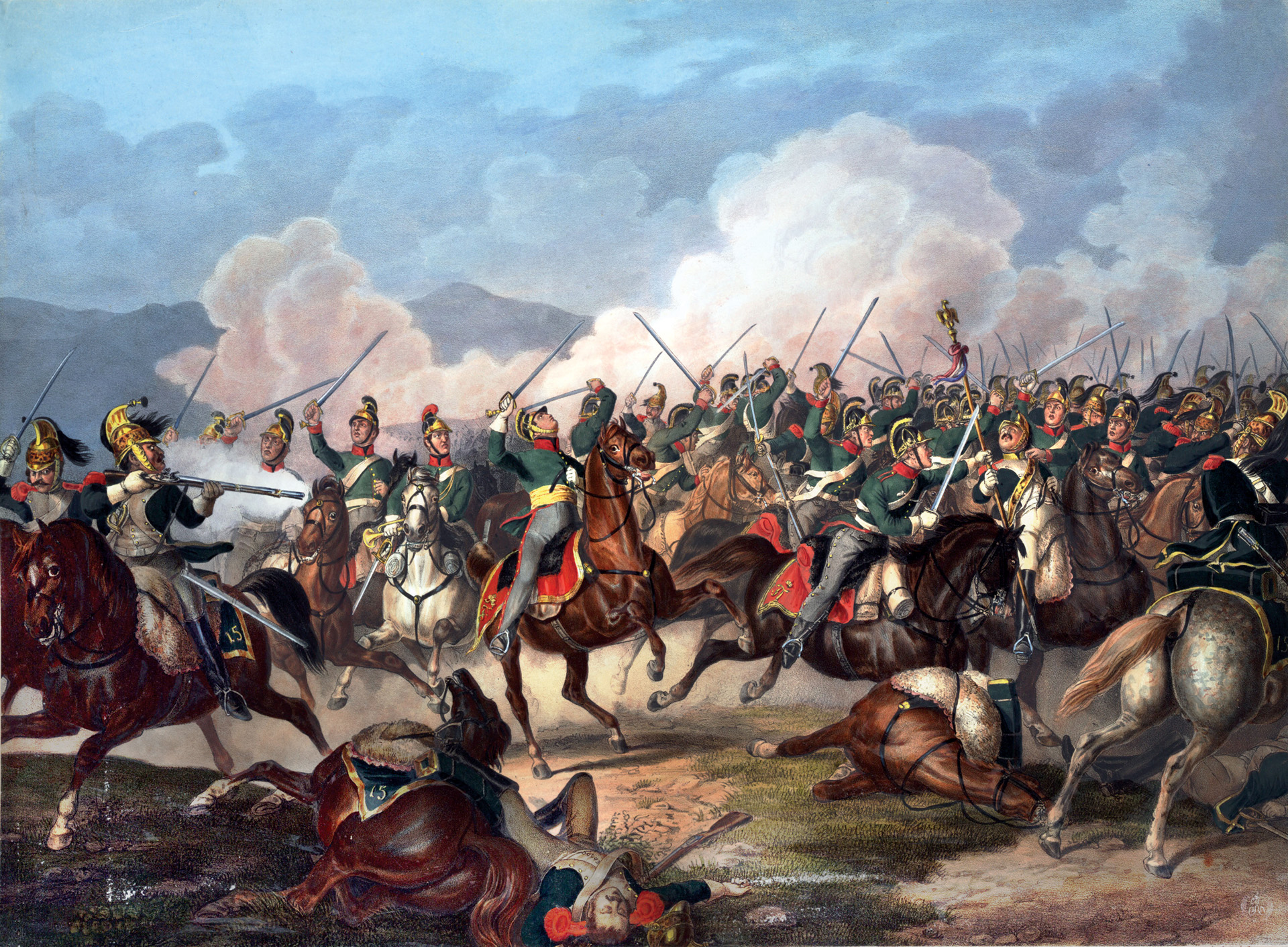 Napoleon achieved a stunning strategic victory when he outfoxed Austrian General Karl Freiherr Mack von Leiberich at Ulm at the outset of the campaign.