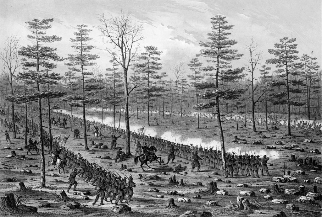 Pulled from the Union left to reinforce the right, the hard-fighting Midwesterners of Colonel John Beatty’s brigade went into action in the open woods against Maj. Gen. Patrick Cleburne’s butternut veterans.