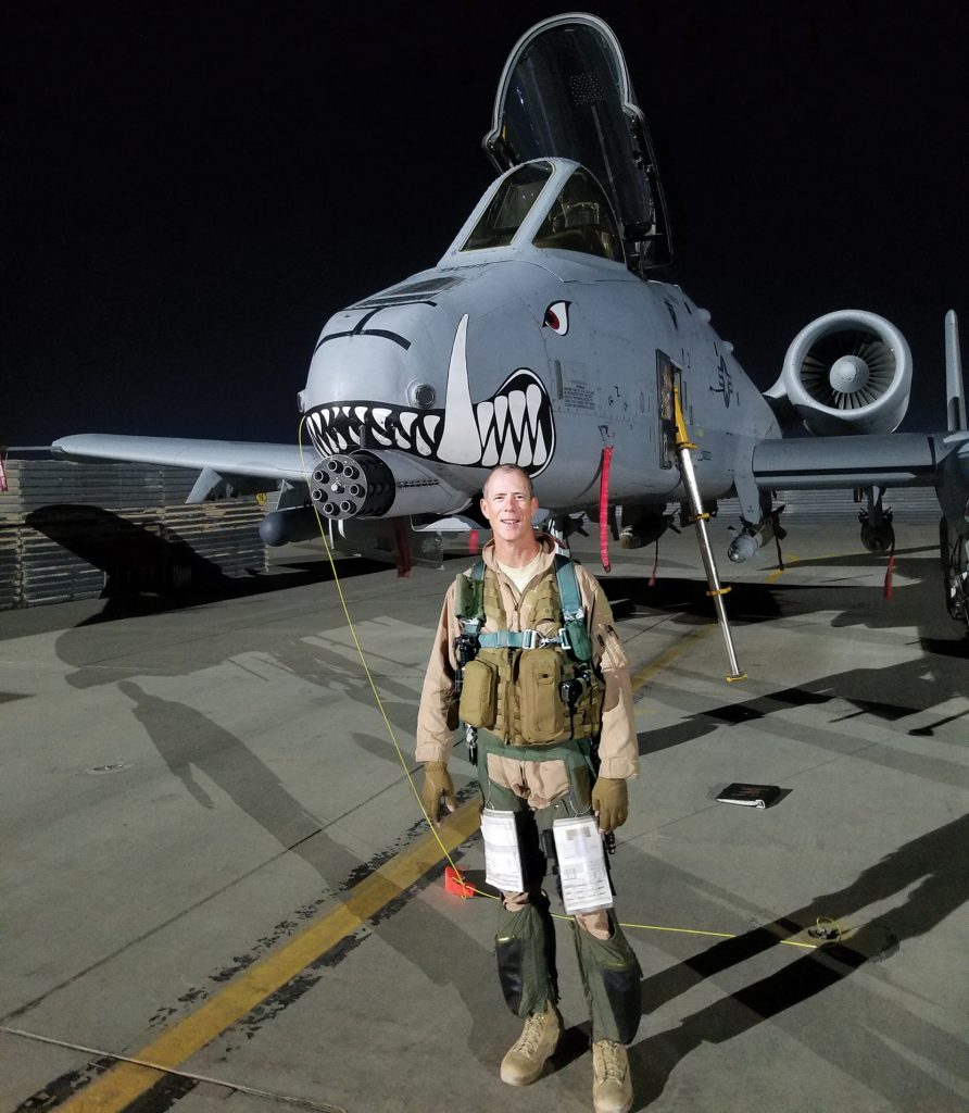 Lt. Col. John Marks. Flying A-10s during Operation Desert Storm, Marks and his wingman Captain Eric Solomonson destroyed and badly damaged more than 30 Iraqi tanks over the course of several missions on one day. 