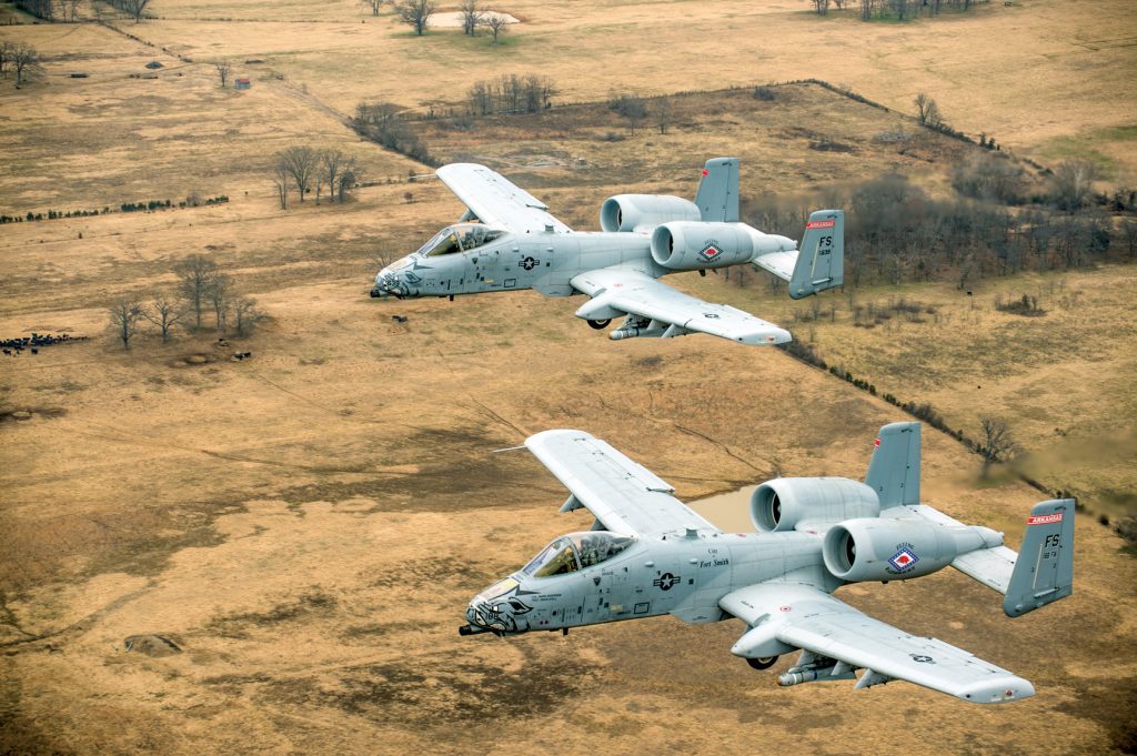 A-10 pilots refine their skills at Razorback Range located at the Fort Chaffee Joint Maneuver Training Center in Arkansas. The venerable Warthog is expected to remain in service at least until 2040.