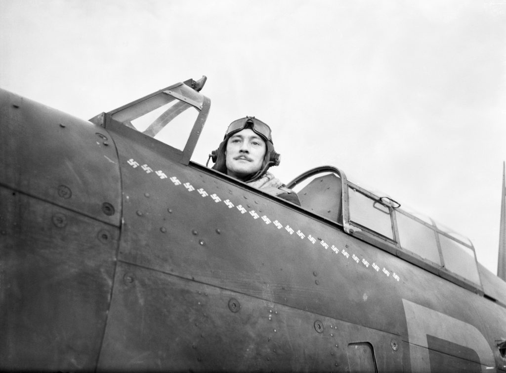 Battle of Britain ace Robert Stanford Tuck specifically requested Blatchford to join No. 257 Squadron.