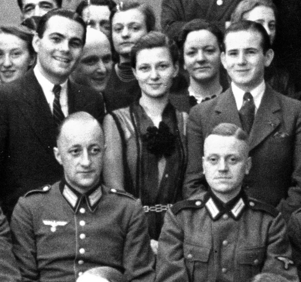 SS Policemen and Wives Attend Social Gathering—Friednau, Berlin Neighborhood, 1939
