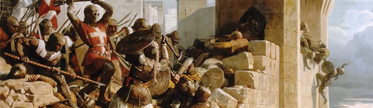 The final battle of the Latin Crusades was a bloody siege that resulted in the downfall of the last crusader-held territories.