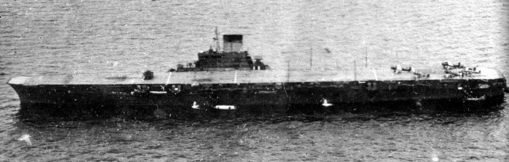 The brand new Japanese aircraft carrier Taiho served as the flagship of Admiral Jisaburo Ozawa during the early hours of the Battle of the Philippine Sea. However, the carrier was torpedoed and heavily damaged by the U.S. Navy submarine Albacore on June 19, 1944. Fumes from ruptured fuel lines throughout the carrier caused a catastrophic explosion that doomed Taiho six hours later.