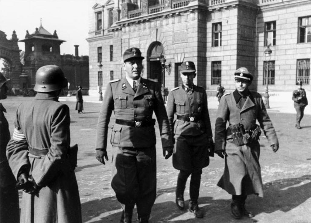 Covert Nazi operations succeeded in seizing control of the Hungarian government in the autumn of 1944.  Famed Waffen SS Major Otto Skorzeny, left, was in charge of Operation Panzerfaust.