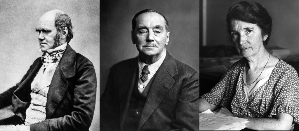 The Nazis were not the first to contemplate and theorize regarding the supposed virtues of eugenics. Several prominent figures of the late 19th and early 20th centuries were advocates of some form of eugenics, including, left to right, Charles Darwin, H.G. Wells, and Margaret Sanger.
