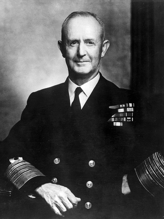 Admiral Andrew Cunningham led the Royal Navy task force to victory at Cape Matapan.