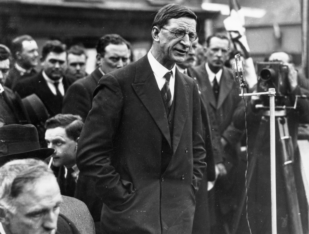 Irish Prime Minister Eamon De Valera