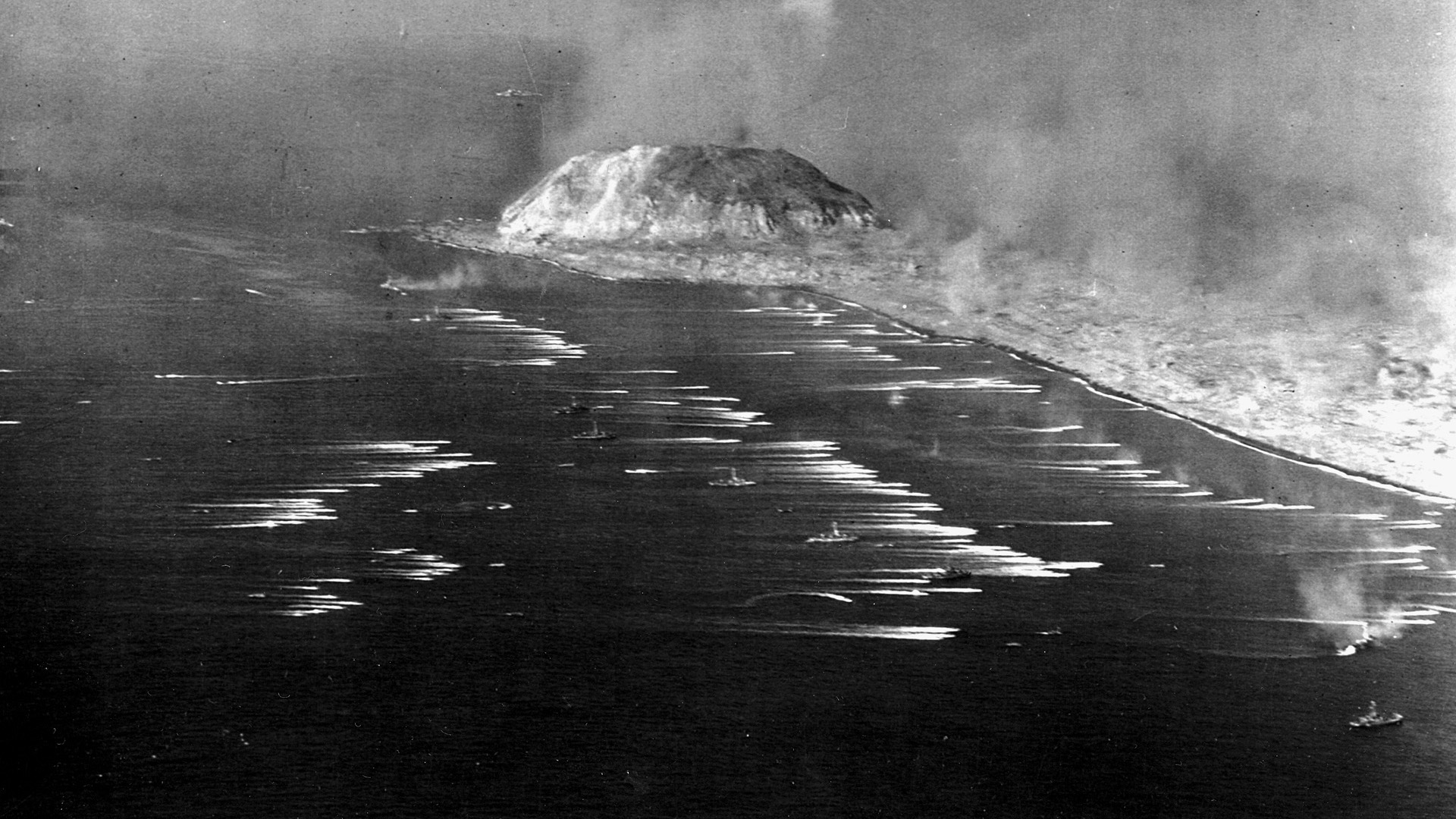 Mount Suribachi was a fortress in more ways than one. Aside from its imposing height it contained seven stories of tunnels, living quarters, and virtually every weapon in the enemy’s arsenal.