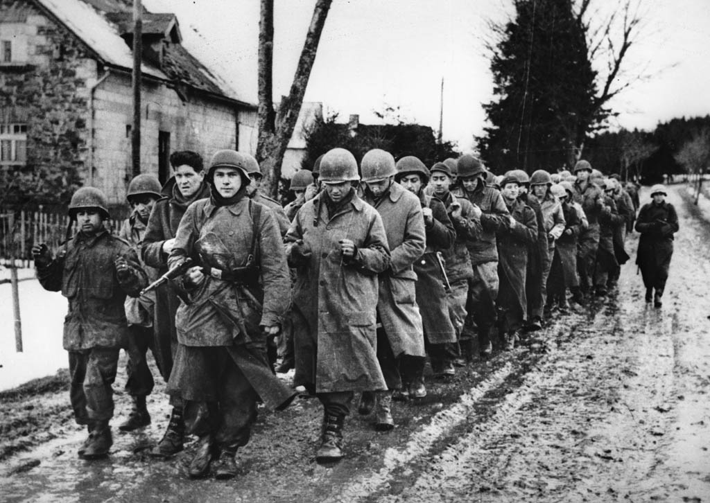 american prisoners at the battle of the bulge