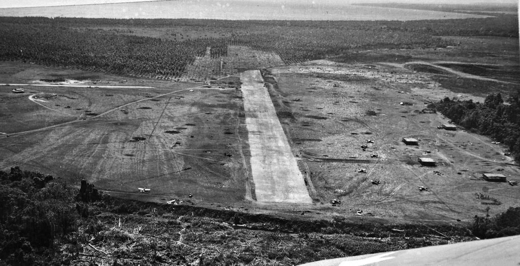 Henderson Field on the island of Guadalcanal was the home of the Cactus Air Force. Its possession was critical to the future of the U.S. offensive in the Solomon Islands.