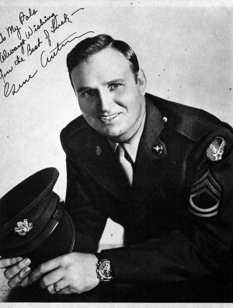 Country-and-Western singer Gene Autry was a private pilot before World War II, and after the conflict broke out, he became an Army Service pilot.