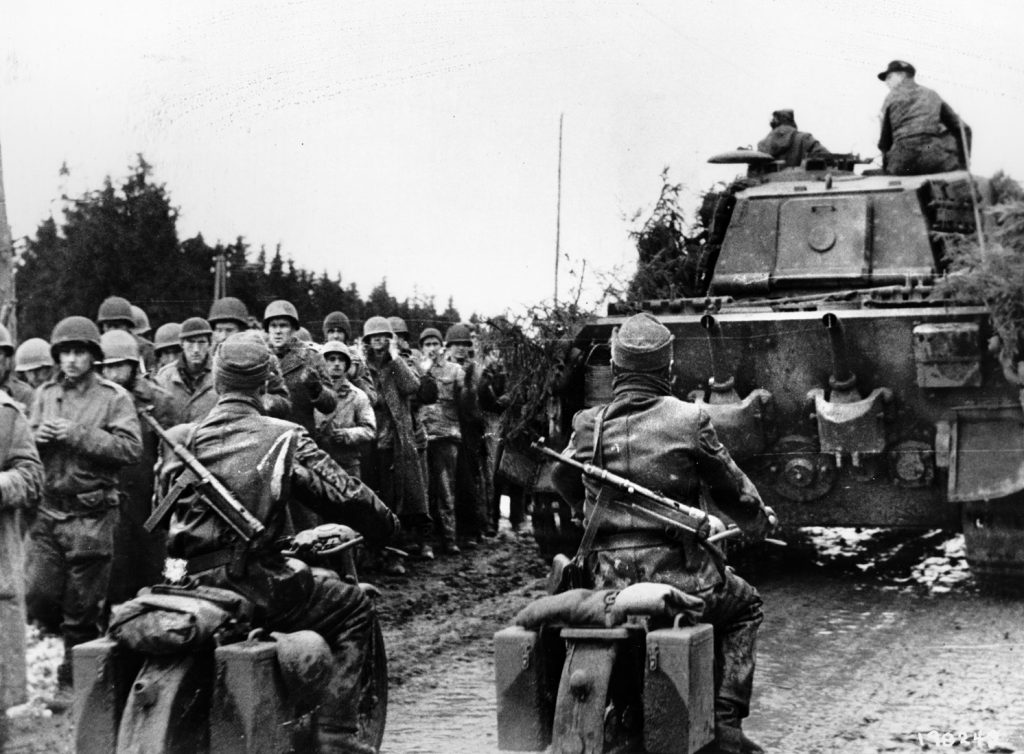 As the German attack in the opening hours of the Battle of the Bulge made good progress in most areas, thousands of American soldiers were taken prisoner.