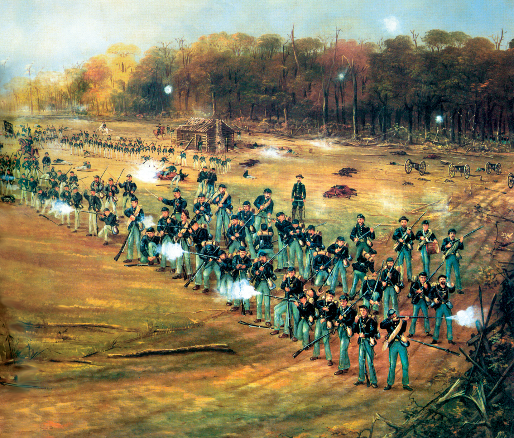 Brig. Gen. Absalom Baird's division of the XIV Corps included a brigade of U.S. regulars that helped cover the XIV Corps’ eventual withdrawal to Chattanooga. When President Abraham Lincoln removed Rosecrans, he gave Thomas command of his army. 