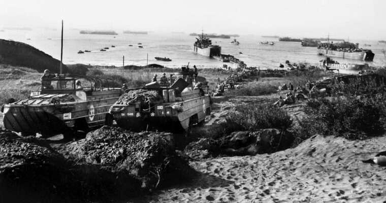 Allied forces achieved complete surprise when they stormed ashore 40 miles south of Rome on January 22, 1944, but they failed to exploit their advantage with a rapid advance inland.