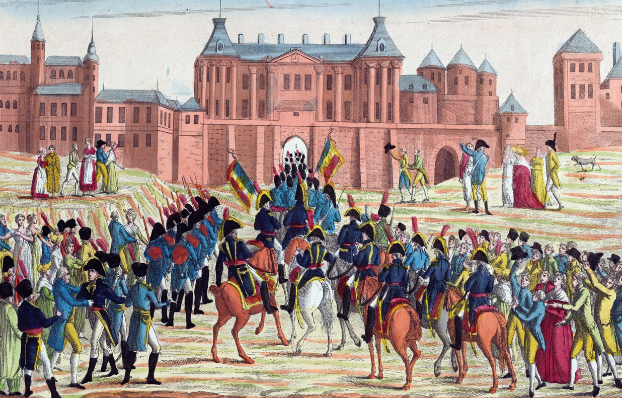 Napoleon enters Warsaw, November 28, 1806.