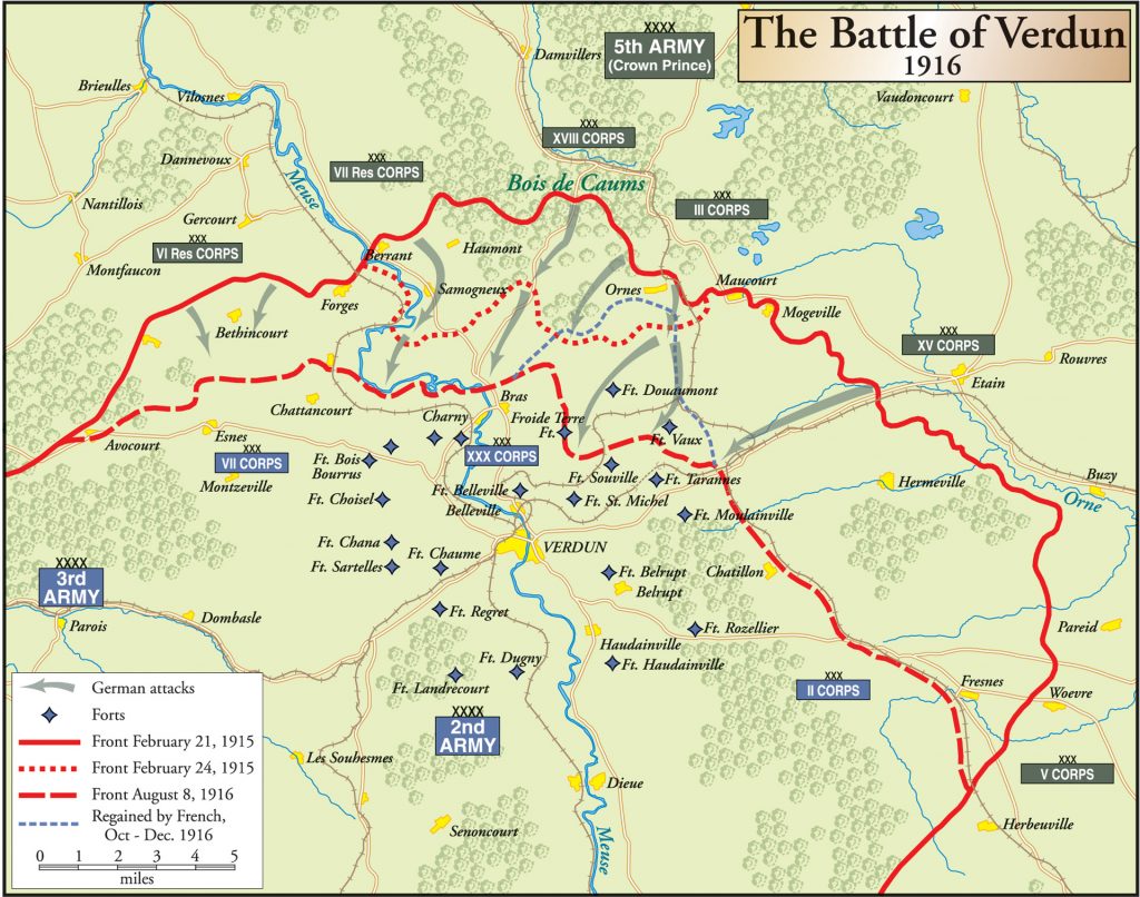 Although the Germans made headway and initially frustrated French counterattacks, they did not deeply penetrate the French defenses. Kaiser Wilhelm wanted the Verdun offensive to destroy the French army defending the sector, but Falkenhayn failed to achieve such a difficult objective.