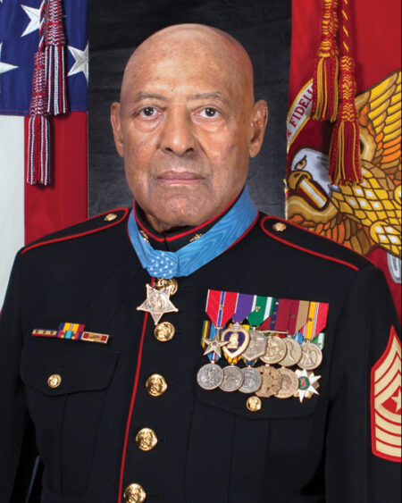 First Sergeant John L. Canley played a crucial role in the Marine Corps' reactionary force sent into the city to contain the well-orchestrated North Vietnamese attack.