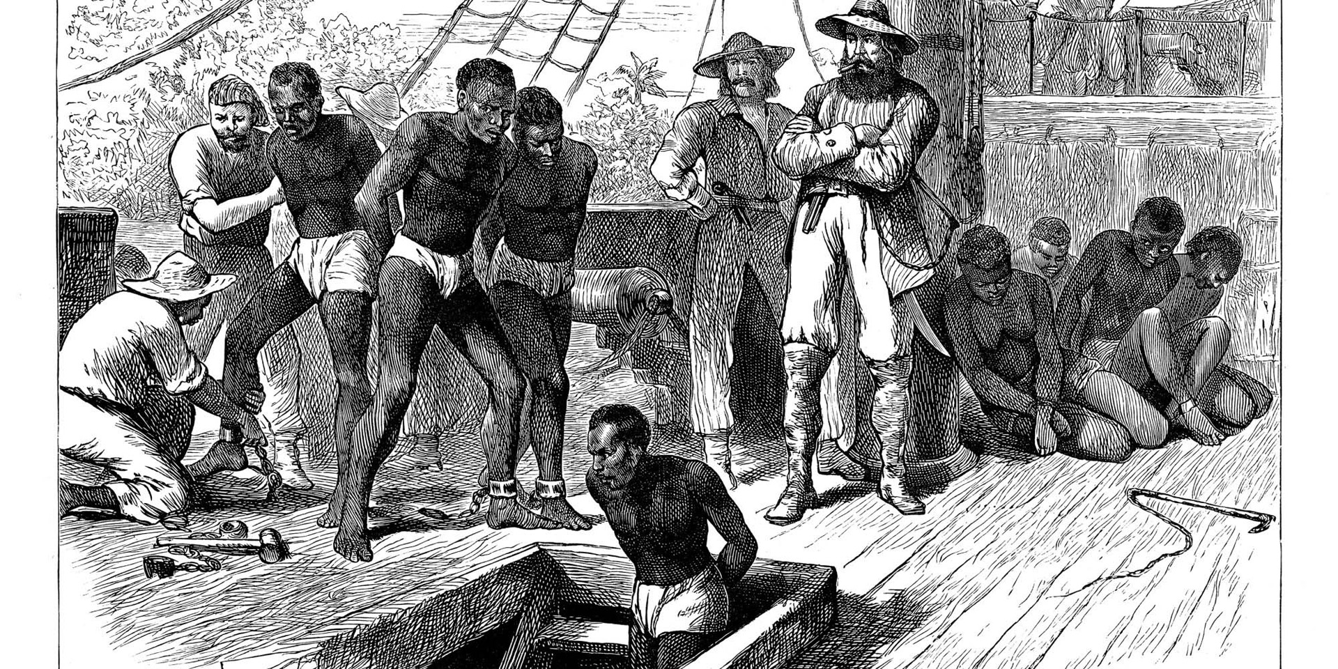 African slaves were transported in shocking conditions. Captives freed from slave ships were returned by the Americans to Liberia, the fledgling nation established by the American Colonization Society for American blacks.