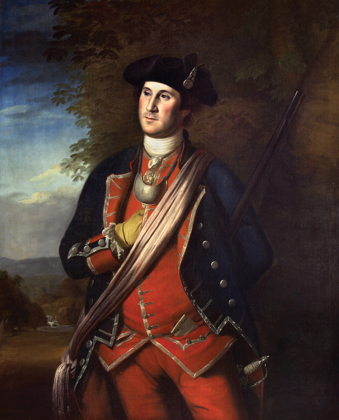 Lt. Col. George Washington, deputy commander of the Virginia Regiment