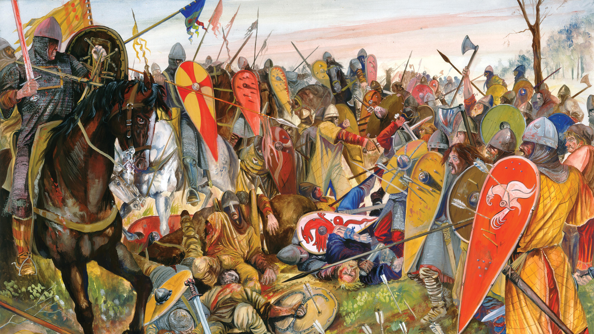 Harold I, Norman Conquest, Battle of Hastings & Saxon King