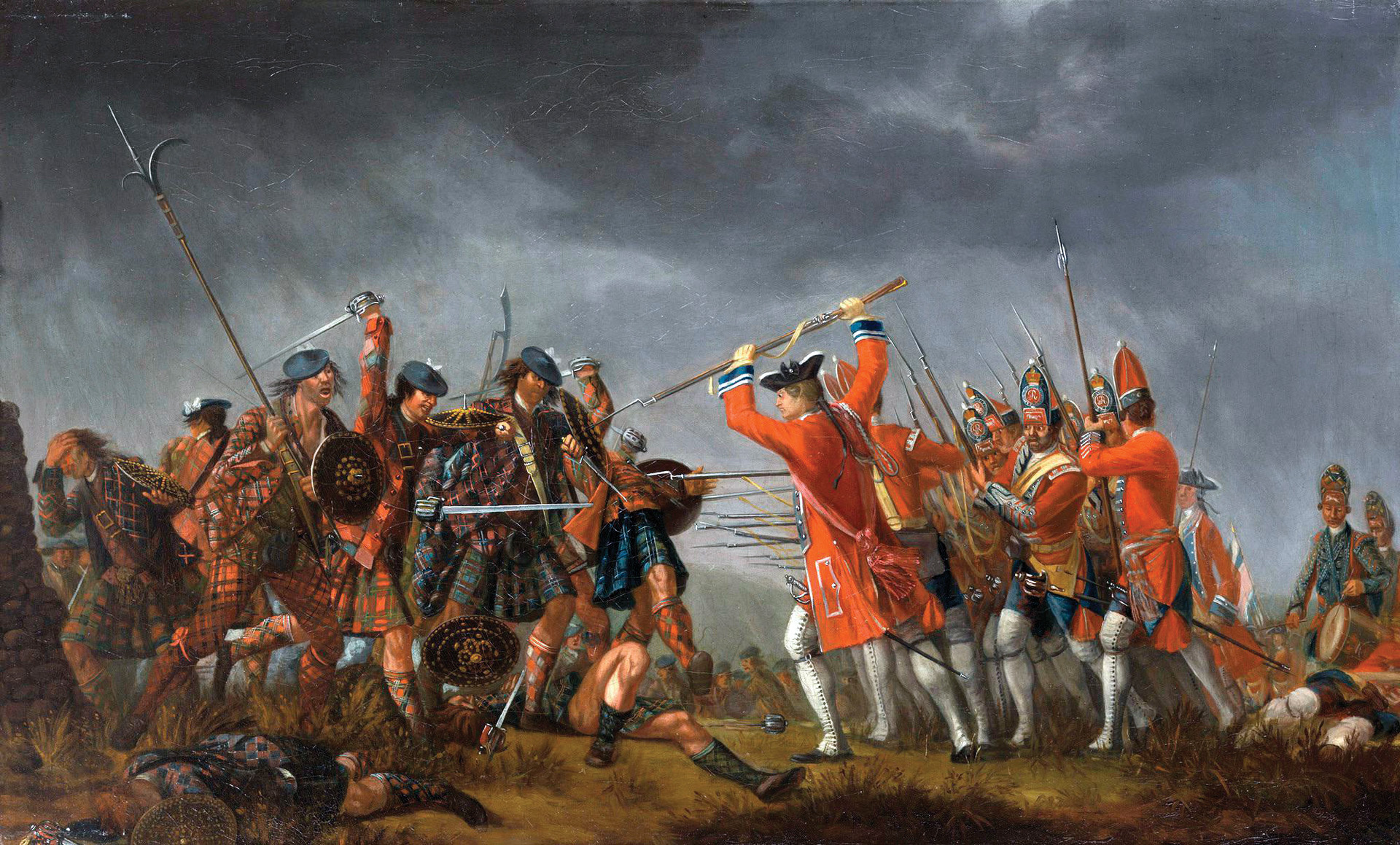The socket bayonet enabled British troops at Culloden to defeat Scottish rebels armed with broadswords at close quarters.