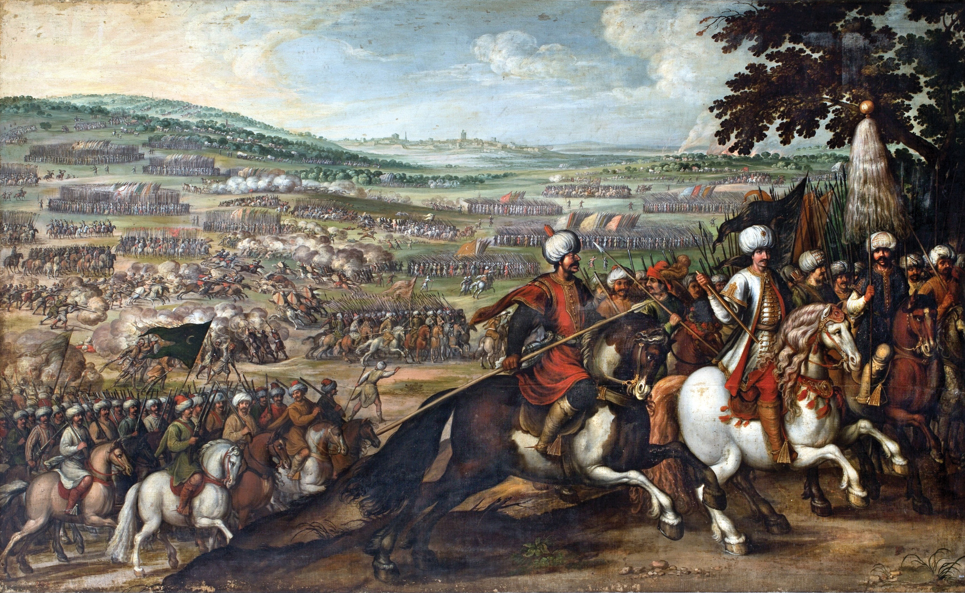 Suleiman lost 20,000 men in a failed bid to capture Vienna in 1529. In the face of a determined defense by the Hapsburg forces, he withdrew before the onset of winter. 