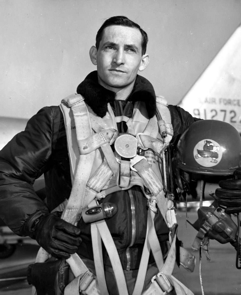 F-86 ace, Major George A. Davis, had 14 victories before he was shot down.