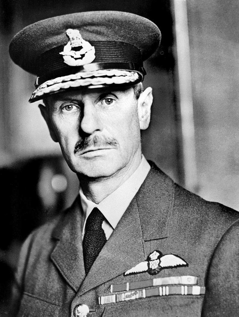 Air Chief Marshal Hugh Dowding, commander of RAF Fighter Command, devised tactics that successfully defended the British Isles.