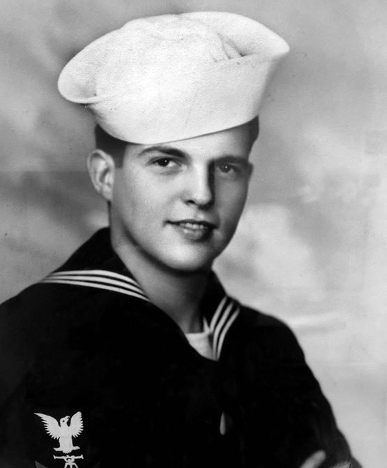 Indy crewman Seaman Paul Murphy (courtesy Murphy family).