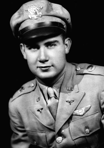 Lieutenant John Gibbons, 100th Bomb Group, survived 49 missions