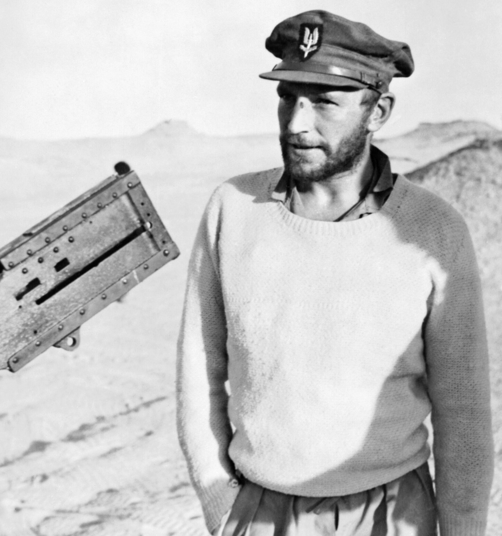 Lieutenant Colonel Robert Blair ‘Paddy’ Mayne photographed near the town of Kabrit, Egypt, in 1942.