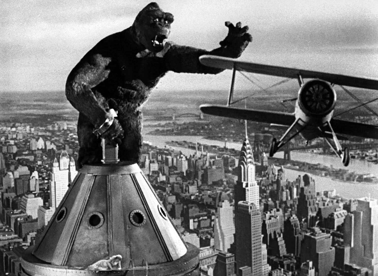 Merian Cooper was the producer of the 1933 film hit King Kong and also played one of the Army pilots who flew against the giant ape, killing the animal at the climax of the film.