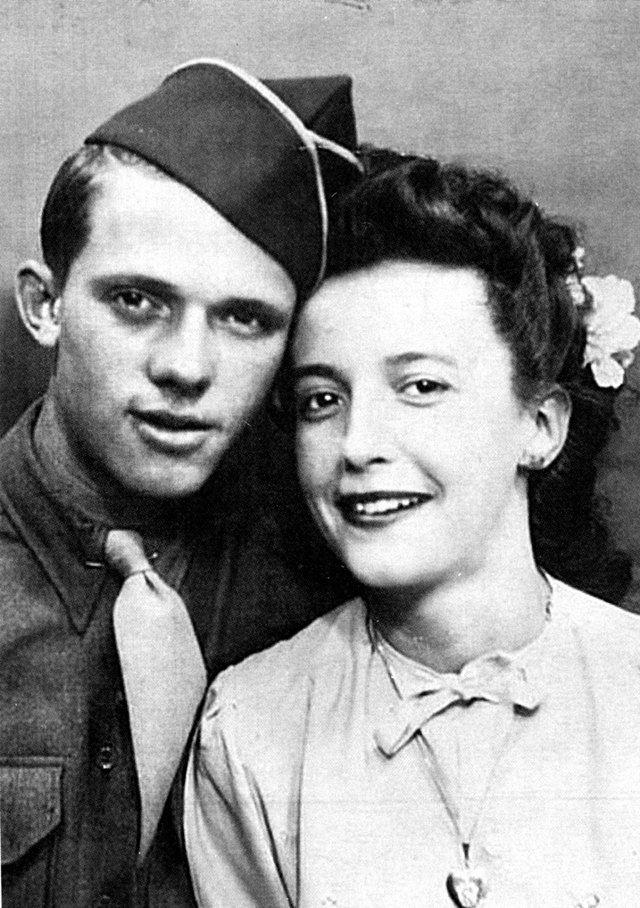 Dorothy Bush was only 17 years old when she married Darrell Bush, 18 in 1943.