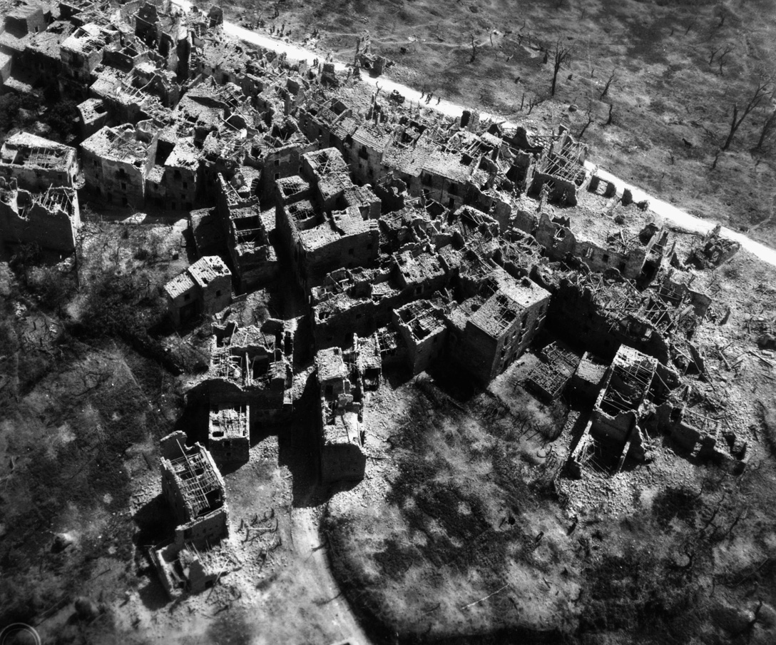 The village of Santa Maria Infante was destroyed during heavy fighting on May 17, 1944.
