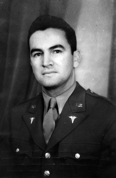 Photographed in Tunisia during World War II, Major Hector P. Garcia became a champion of equal rights for Mexican Americans after the war.
