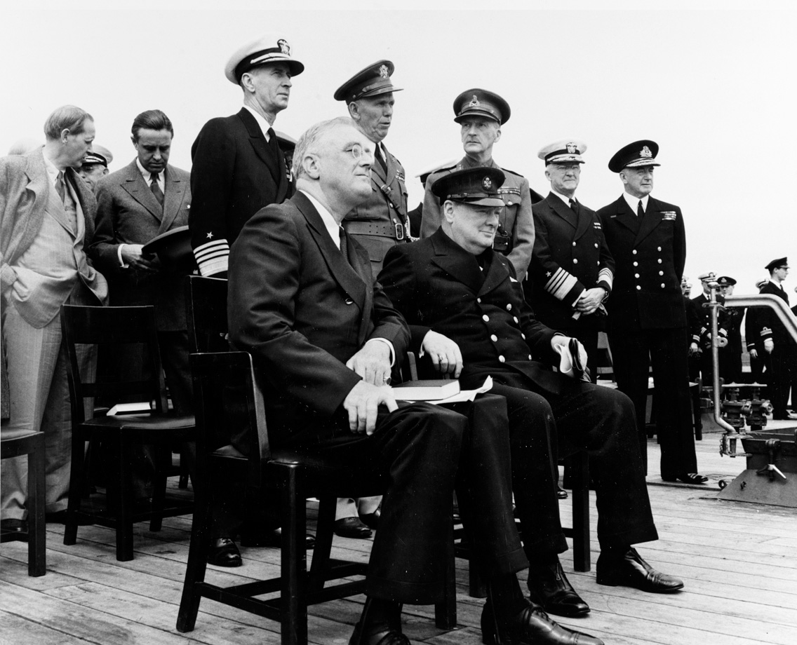 The USS Potomac carried U.S. President Franklin Roosevelt on the first leg of a voyage in which he rendezvoused at sea for a secret meeting with British Prime Minister Winston Churchill.
