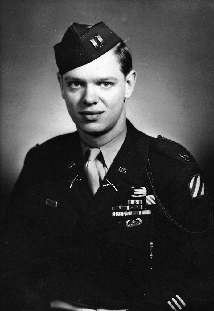 Captain Phil Larimore served with the 3rd Infantry Division and was one of the youngest American company commanders in the European Theater. 
