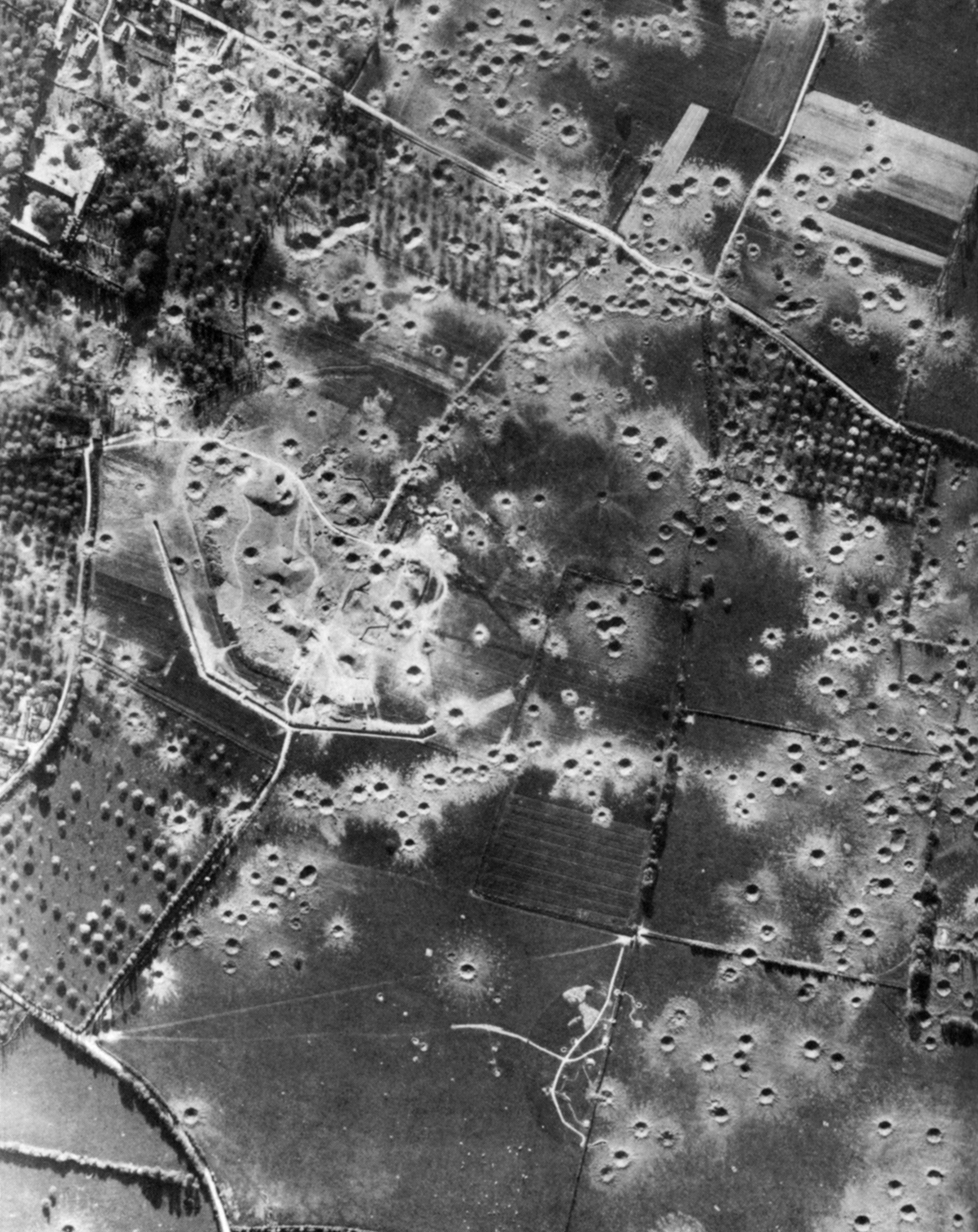 Although dozens of Allied bombs fell on the Merville Battery in May, they failed to knock out the complex, which meant the Brit paras had to finish the job.
