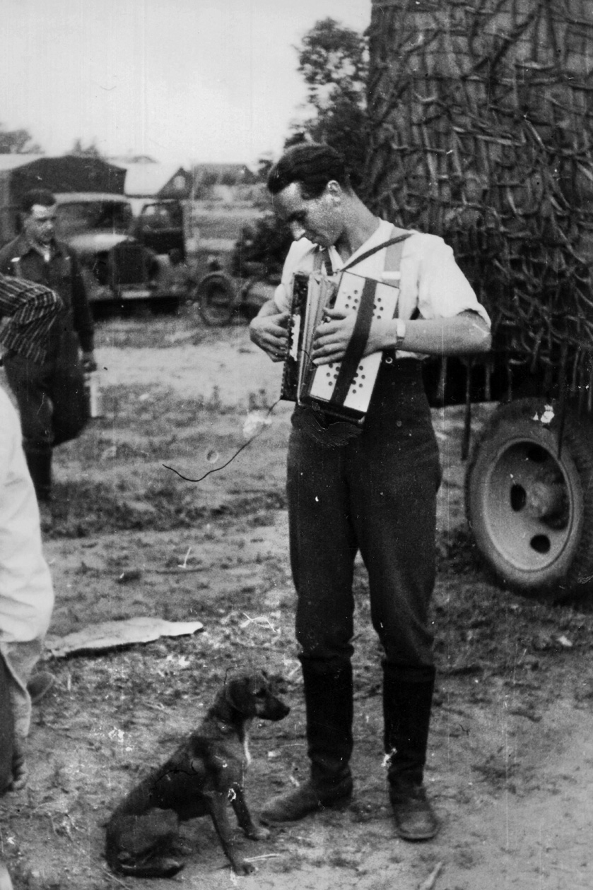 With pianos in short supply on the front line, the simple accordian—and a soldier who knew how to play it—provided musical interludes when the guns were silent and a few beers made the troops mellow and nostalgic for a “touch of home.”