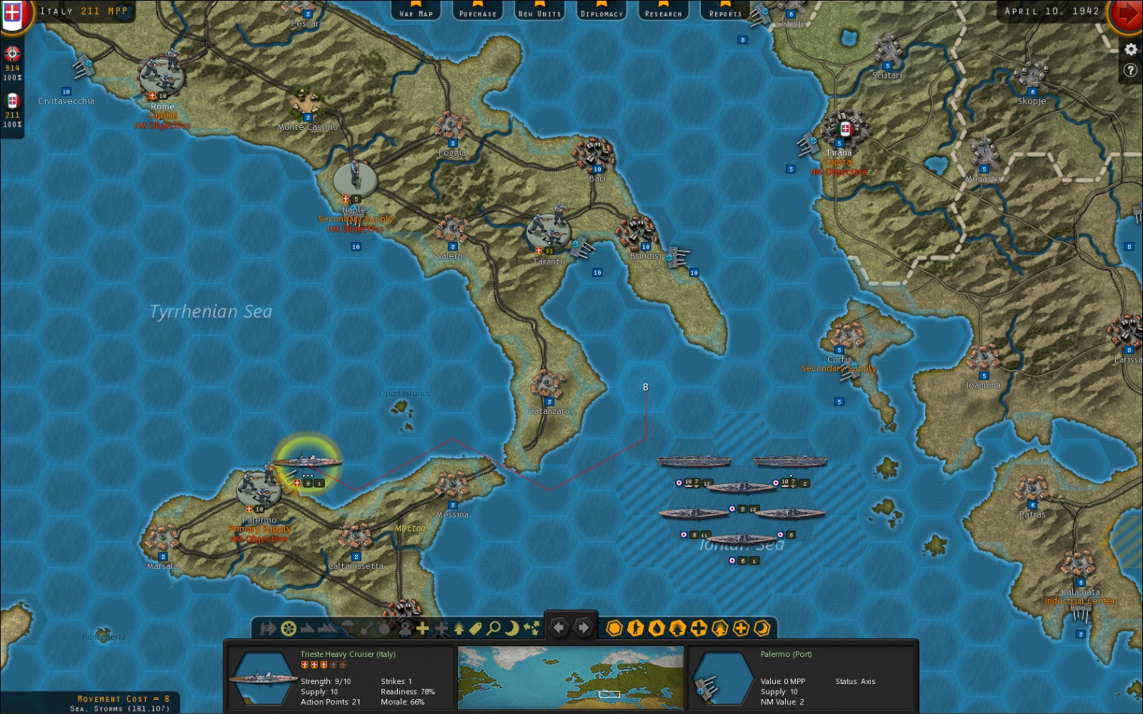 Call of War on X: What is your strategy in 1942? Play and show it here:    / X