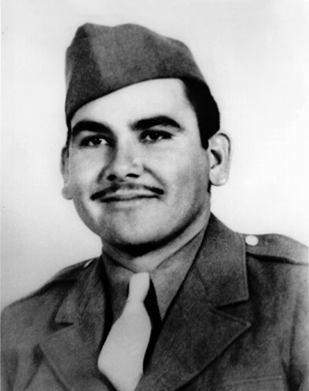 Pfc. Felix Longoria was killed in action in the Philippines after volunteering for a hazardous mission in 1945. 