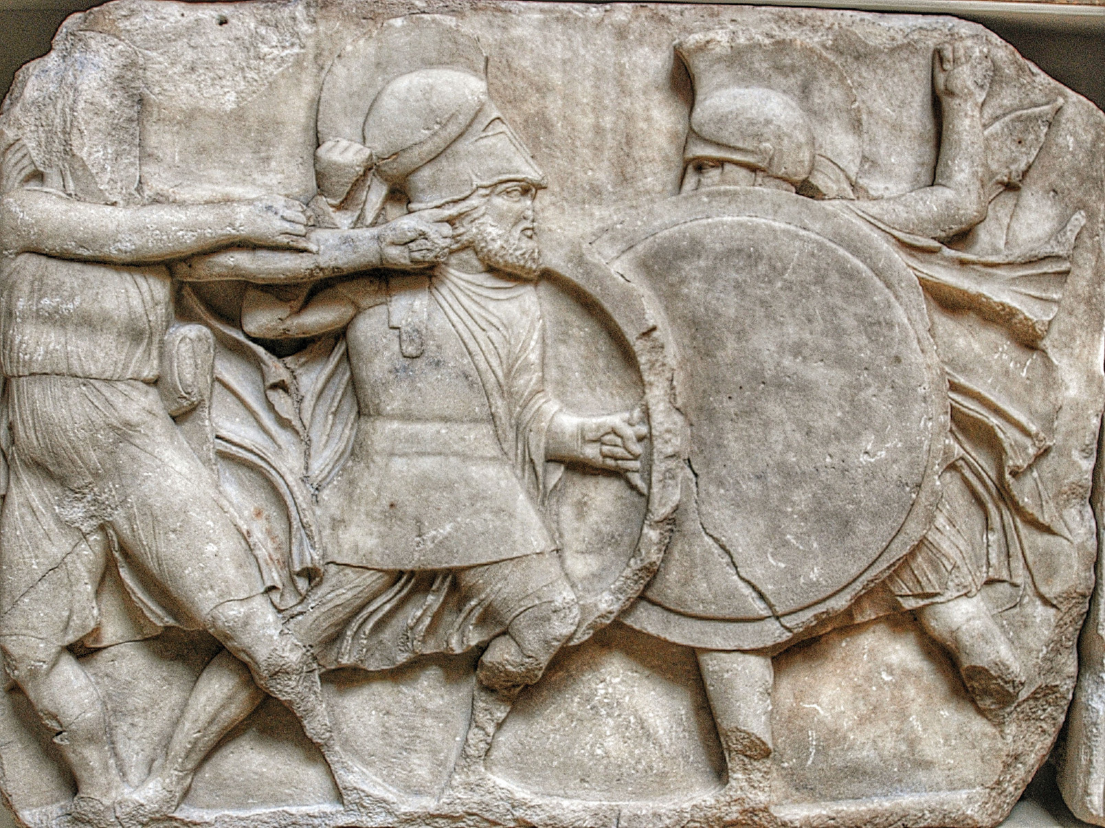 The Greek hoplites at Marathon went into battle chanting a hymn dedicated to Apollo.