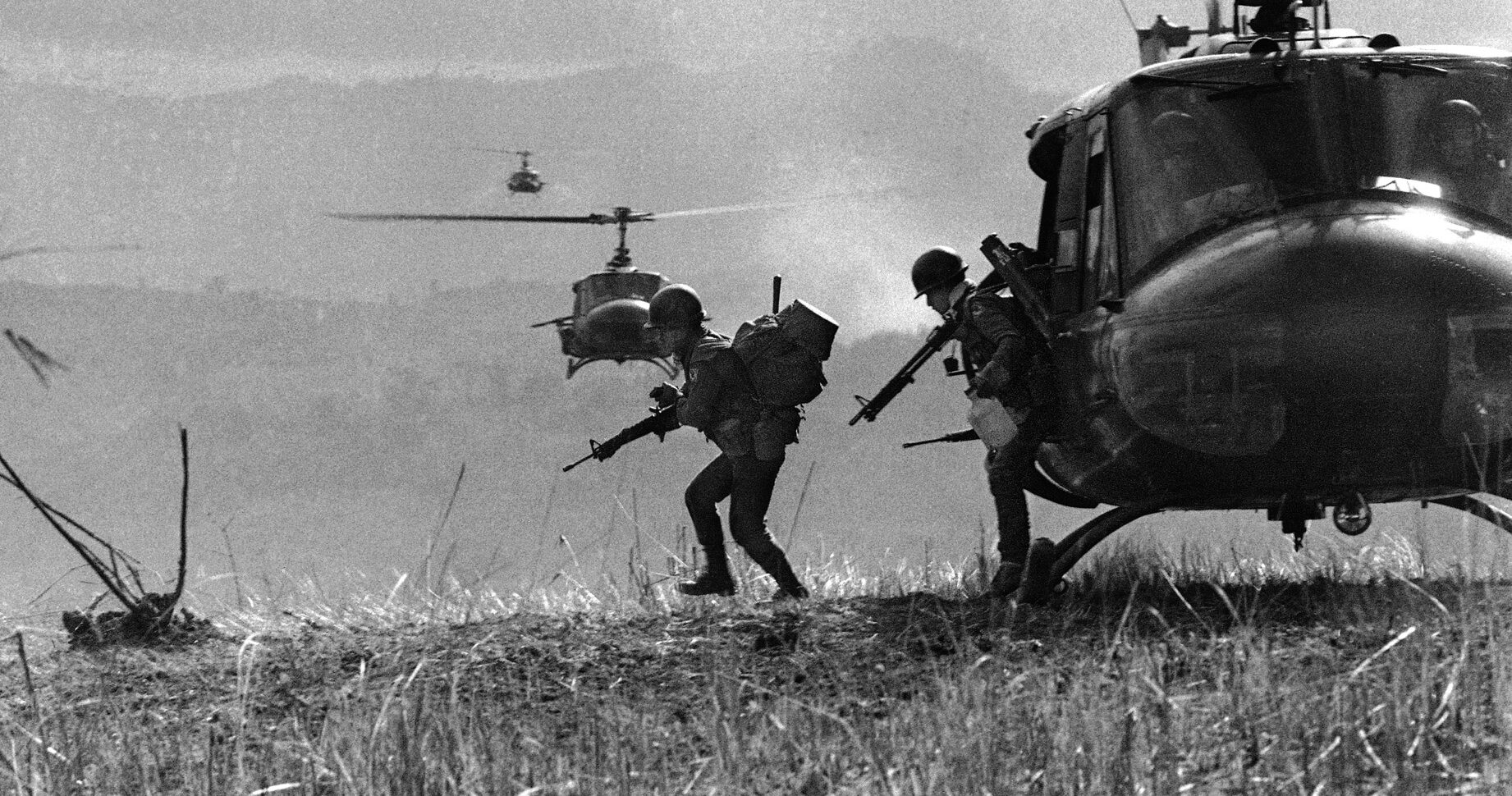 U.S. helicopters not only transported South Vietnamese troops to firebases inside Laos, but also carried them to Tchepone when the armored column stalled on Route 9. The March 6 air assault by elements of the South Vietnamese 1st Infantry Division was the largest helicopter assault of the war.