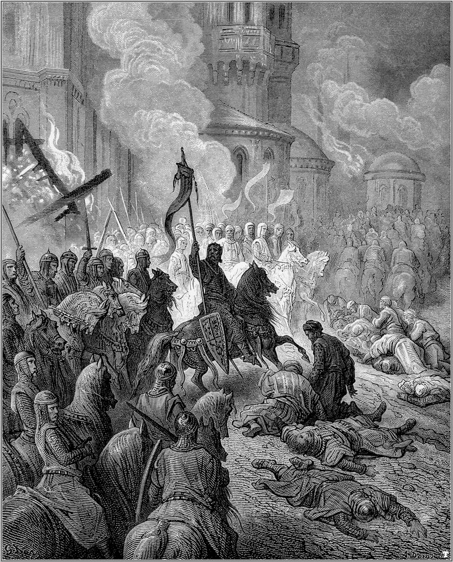 The Latin crusaders entered Constantinople not as liberators but as conquerors bent on exacting compensation from the city for Alexius IV’s failure to pay his outlandish debt to them. The first targets of the Latin soldiers during the sack of the city in April 1204 were the Orthodox churches and wealthy citizens.